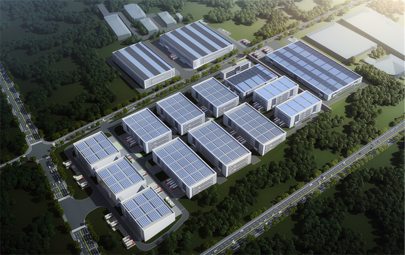 師(shī)宗縣綠(lǜ)色鋁産業(yè)園項目3#廠(chǎng)房(fáng)鋼結構吊裝首吊順利完成