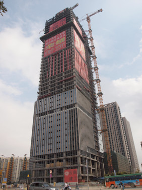 雲南(nán)四建  創造新高(gāo)度——雲南(nán)第一(yī)高(gāo)樓欣都(dōu)龍城(chéng)施工(gōng)紀實