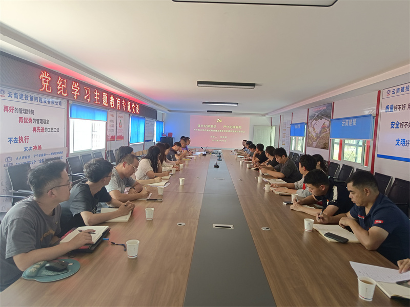 公司副總經理(lǐ)、策劃總監張宗亮(liàng)講授黨紀學習(xí)主題教育專題黨課