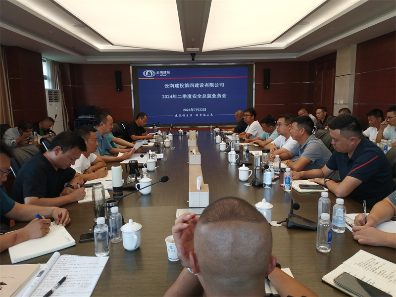 公司召開(kāi)2024年(nián)二季度安全總監業(yè)務會(huì)