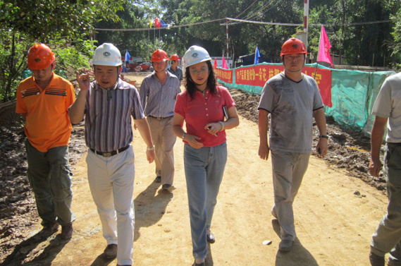 公司領導到(dào)德宏、保山(shān)考察項目工(gōng)程建設
